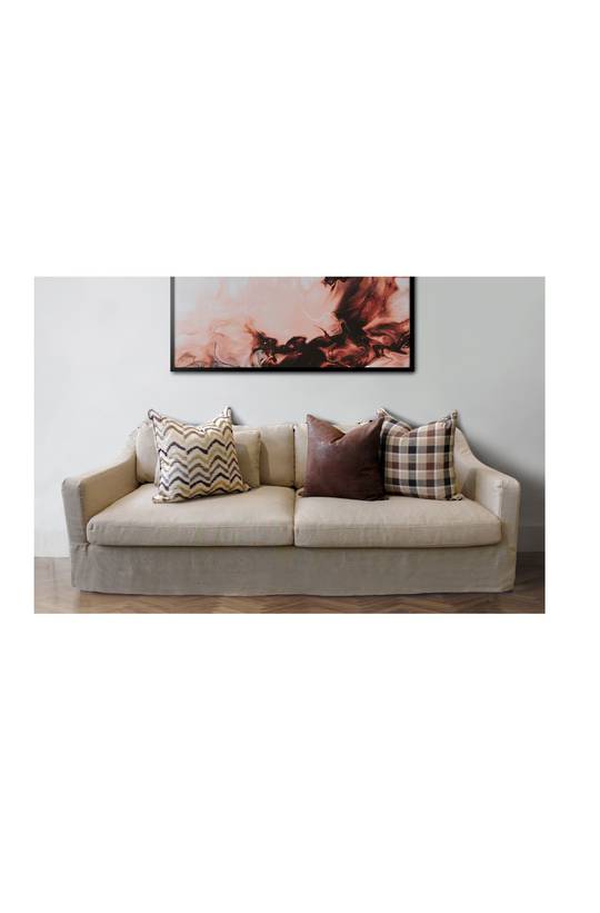 CONNECTICUT SOFA 3 SEATER LINEN
